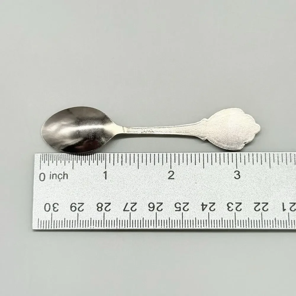 Utah Enamel Silver Japan Vintage Souvenir Spoon 3.5